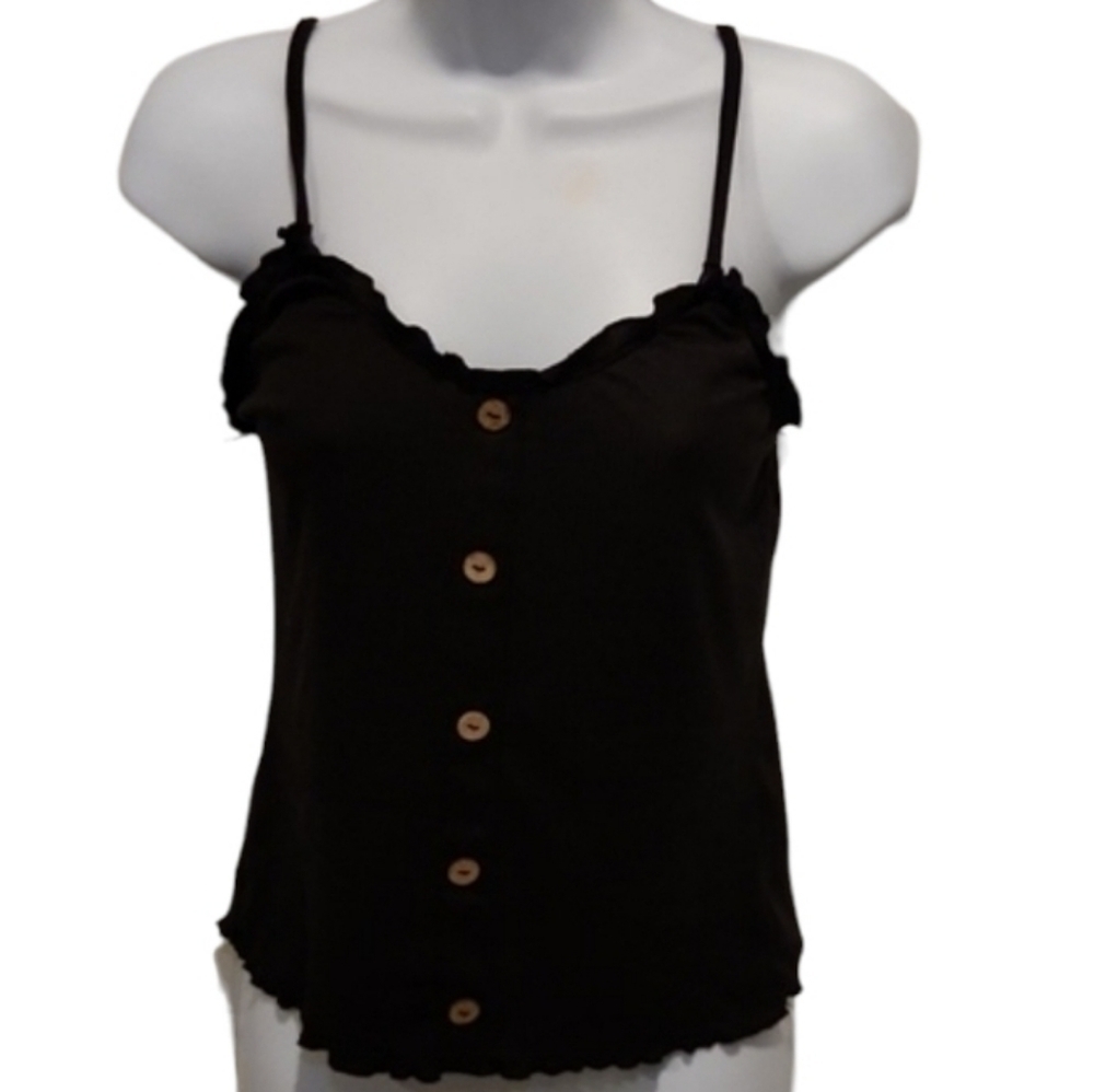 No Boundaries Ruffle Trim Cami